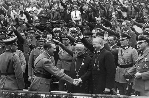 ������ ������, ������� ������ ���� � ���� ��� XI (Hitler, Bishop Ludwig Kaas and Pope Pius XI)